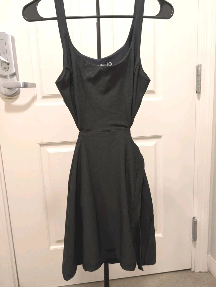 Outdoor Voices Women's Small Black Court Tennis Dress - Image 2 of 4