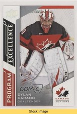 2020 Upper Deck Team Canada Juniors Program of Excellence Dylan Garand READ il6