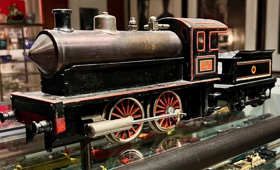 Carette Gauge 1 Live Steam 1132 D 48 Locomotive and Tender - Image 2 of 4