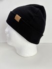 Black Merino Wool Beanie - Brand New!