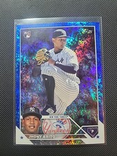 2023 Topps Update Jhony Brito #US279 Blue Foil Holo #'d /999 RC New York Yankees