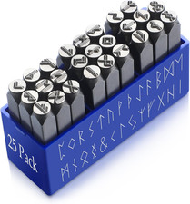 6Mm Metal Stamp Set Steel Punch Tool Jewelry Making Hand Stamping Up to 56HRC