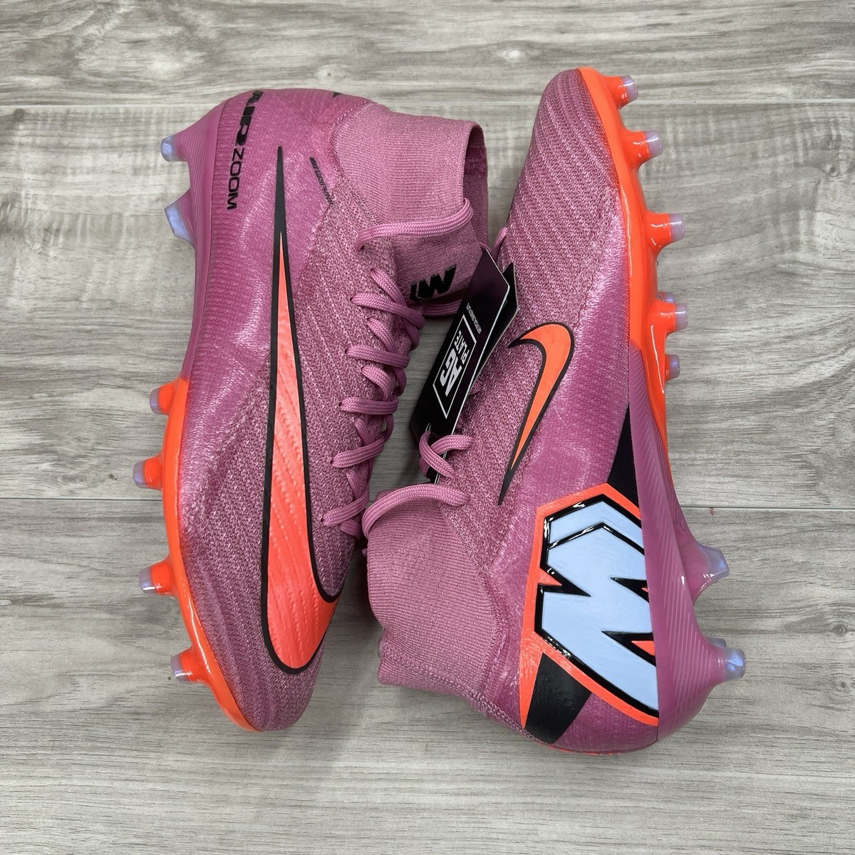 Nike Zoom Mercurial Superfly 10 Elite SG Scary Flamingo Mens Size 12 FQ8342-600 Nike Air Zoom Mercurial Superfly 10 Elite SG-PRO Scary Good  main image 2