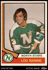 1974 O-Pee-Chee NHL #325 Lou Nanne North Stars 5 - EX