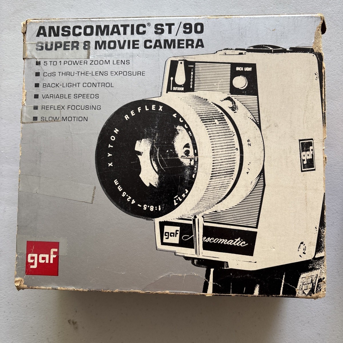 8mm Movie Camera - Vintage GAF Anscomatic ST/90 Super 8mm Movie