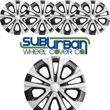 2019-2022 Toyota Prius L Le Xle 526-15sc 2 Tone 15 Replica Hubcaps Set4 2019-2022 Toyota Prius L Le Xle 526-15sc 2 Tone 15 Replica Hubcaps Set4