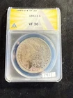 Dark Toned! 1883 S MORGAN SILVER DOLLAR $1 ANACS VF30 VF 30 SCARCE DATE 1714