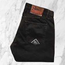 ROY ROGERS Jeans Uomo Marroni Scuri Eccellente Stato P.57 Taglia 36 / 50 ITA 