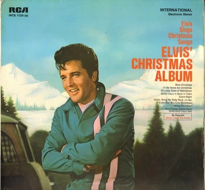 ELVIS PRESLEY "ELVIS' CHRISTMAS ALBUM" LP 1975 RCA INTERNATIONAL INTS 1126 - Photo 1/3