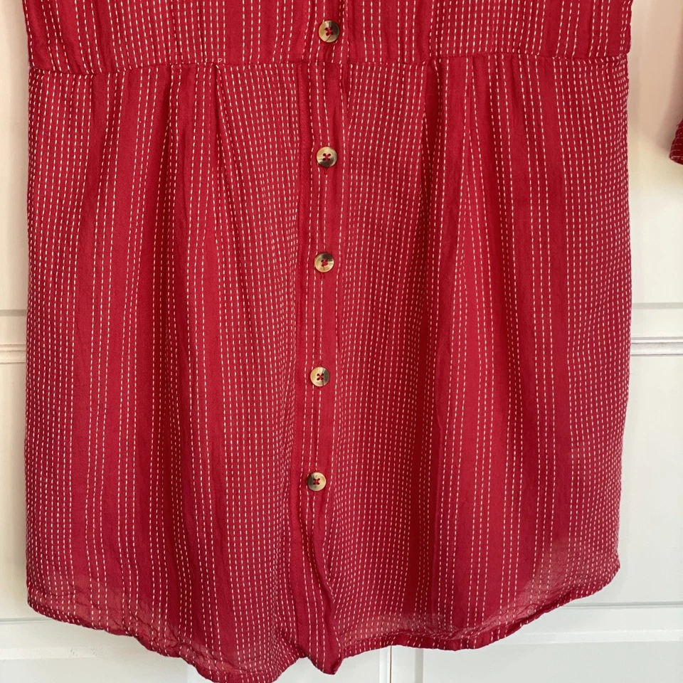 Vix Paula Hermanny Mujer Natación Encubrimiento Talla XS 100% Algodón Vacaciones Playa Boho Foto 3 de 4