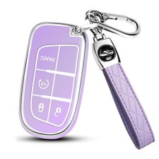 Purple Key Fob Cover for Jeep Dodge Charger Durango