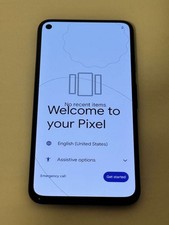 Google Pixel 5 - Black - 128GB - Smartphone - AT T Works Great