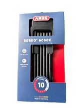 ABUS Faltschloss BORDO  6000K/90 BK SH NEU OV...