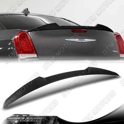 For 11-23 Chrysler 300 / 300S Carbon Look V-Style Duckbill Trunk Spoiler W-Power