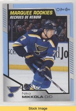 2020-21 Upper Deck O-Pee-Chee Update Blue Border Niko Mikkola #624 READ 0qr0