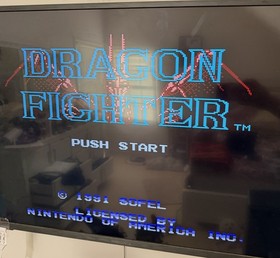 Dragon Fighter NES (Nintendo Entertainment System, 1992)  Tested Working 