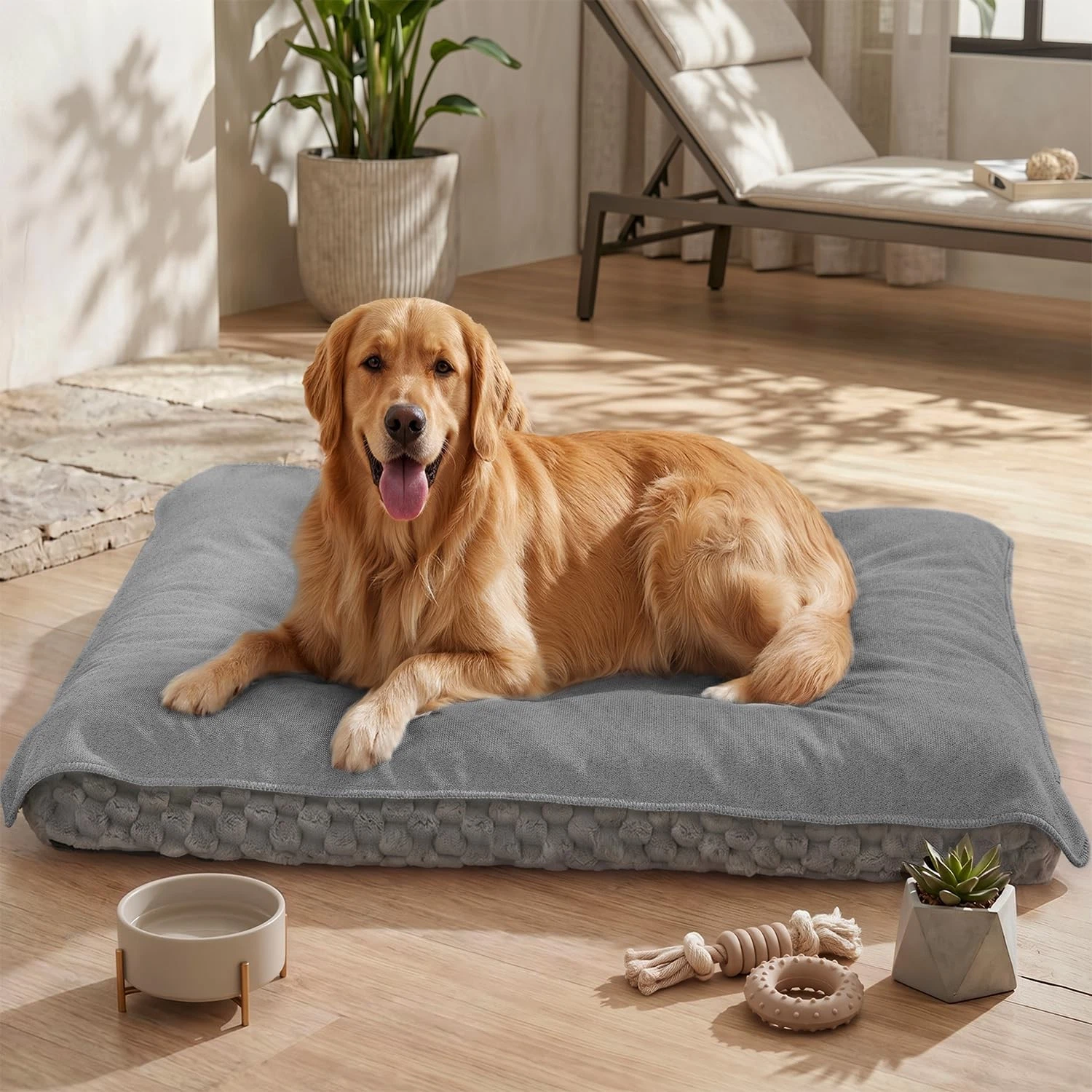 Washable Dog Bed Cover, Absorbent Quick Dry Pet Bed , Easy Hair Removal Couch...