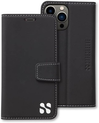 SafeSleeve EMF Protection Anti Radiation iPhone 13 Pro MAX Case Wallet Black 
