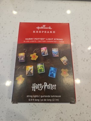 2025 HALLMARK - HARRY POTTER LIGHT STRING 10 LED LIGHTS BATTERY OPERATED TIMER D