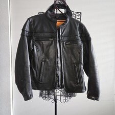 Premium Cowhide Leather Womens Biker Jacket a...