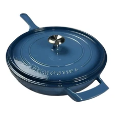 Tramontina - Enameled Cast Iron Skillet (12-Inch)  - Cobalt