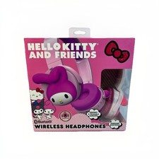 Hello Kitty My Melody 2-in-1 Wireless Bluetooth Headphones with Wired Earbuds