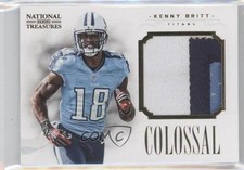2012 Panini National Treasures Colossal Prime 2/10 Kenny Britt #30 g5j