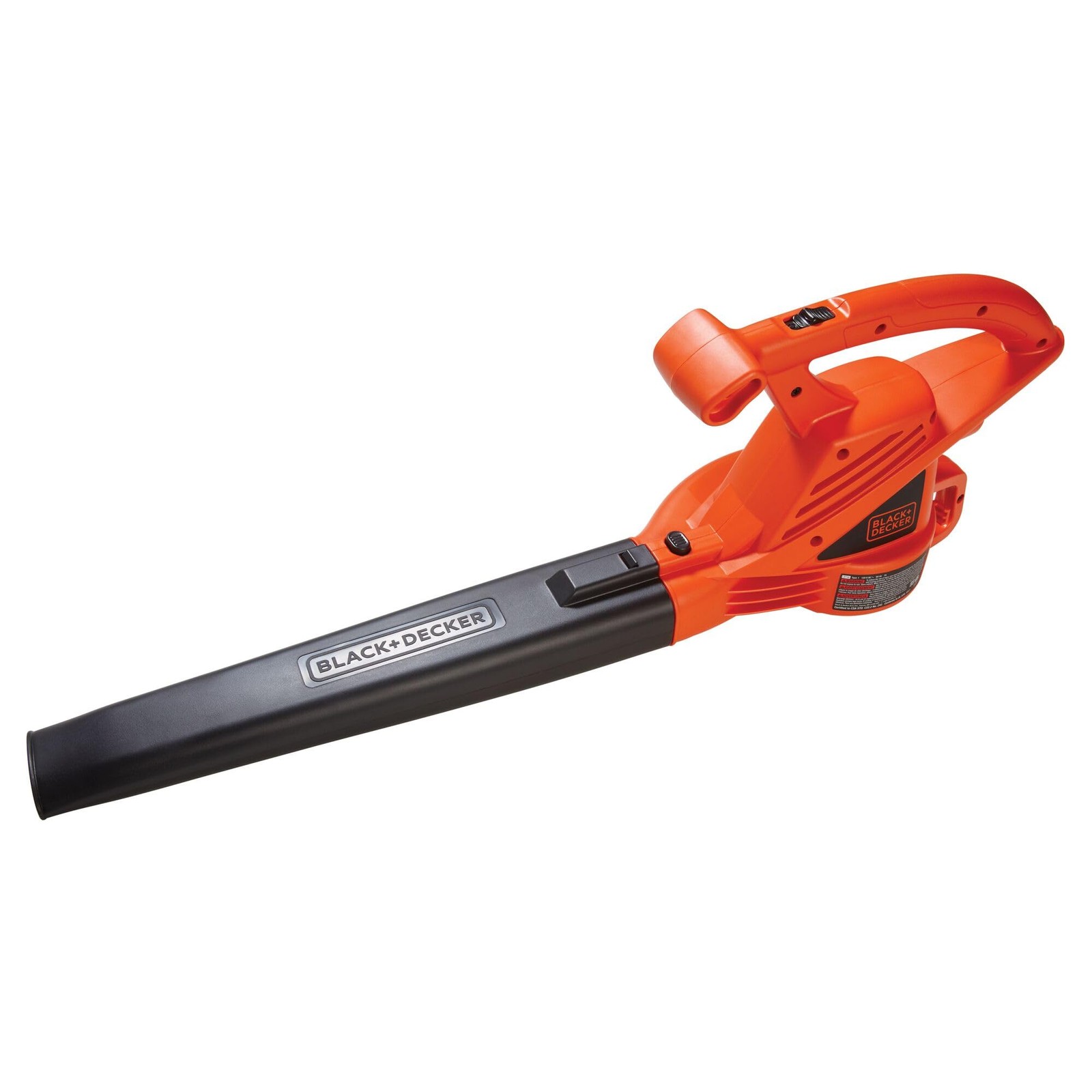 BLACK+DECKER Electric Leaf Blower Handheld Blowers for Lawn Care Lightweight ...