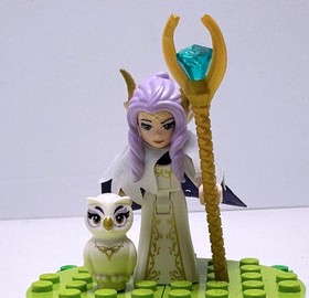 Lego Elves Skyra Minifigure Cape elf011 Set 41078 Castle W/Staff & Owl