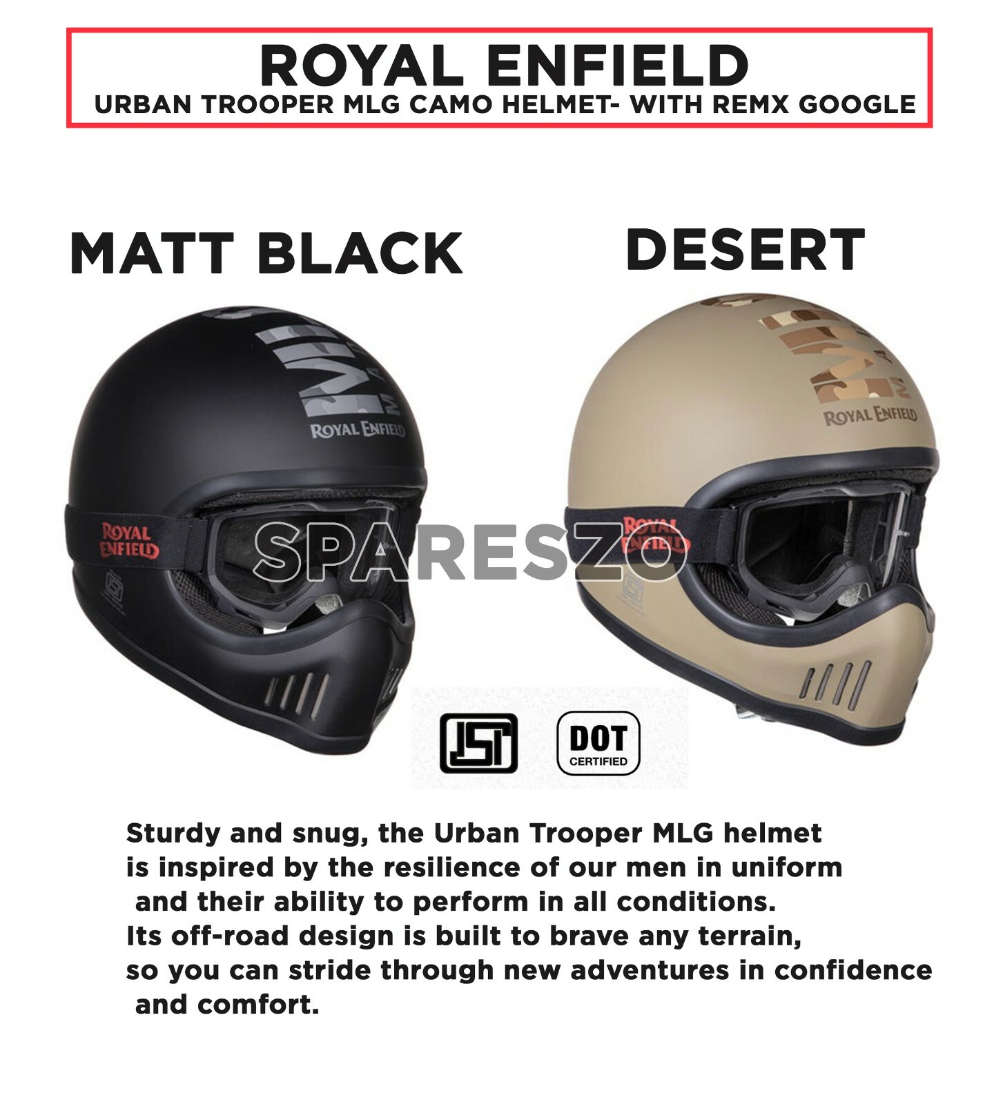 ROYAL ENFIELD URBAN TROOPER HELMET (MATT BLACK) atelieryuwa.ciao.jp