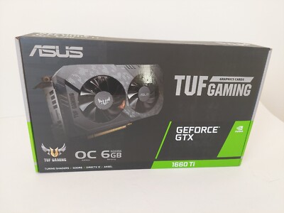 ASUS TUF Gaming NVIDIA GeForce GTX 1660 Ti EVO OC Edition Graphics  Brand New
