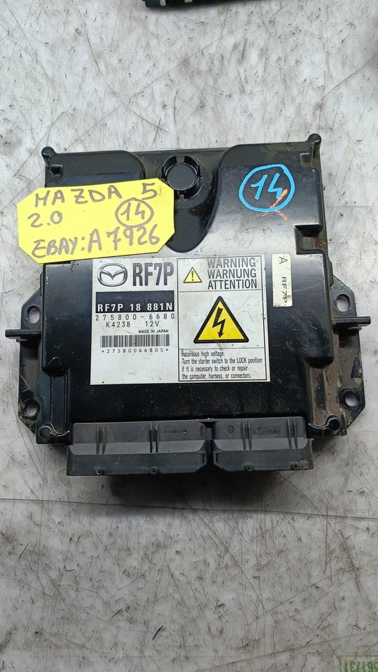 CENTRALINA MOTORE PER MAZDA 5 Berlina 275800-6680 Diesel 2.0 (05>) - Immagine 2 di 4