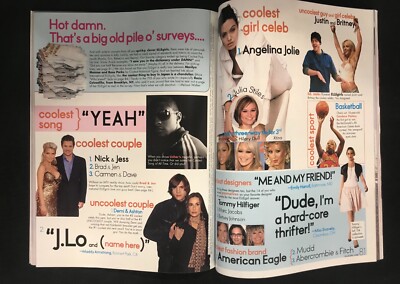 Elle girl Magazine - November 8 2004 Issue with Sarah Michelle