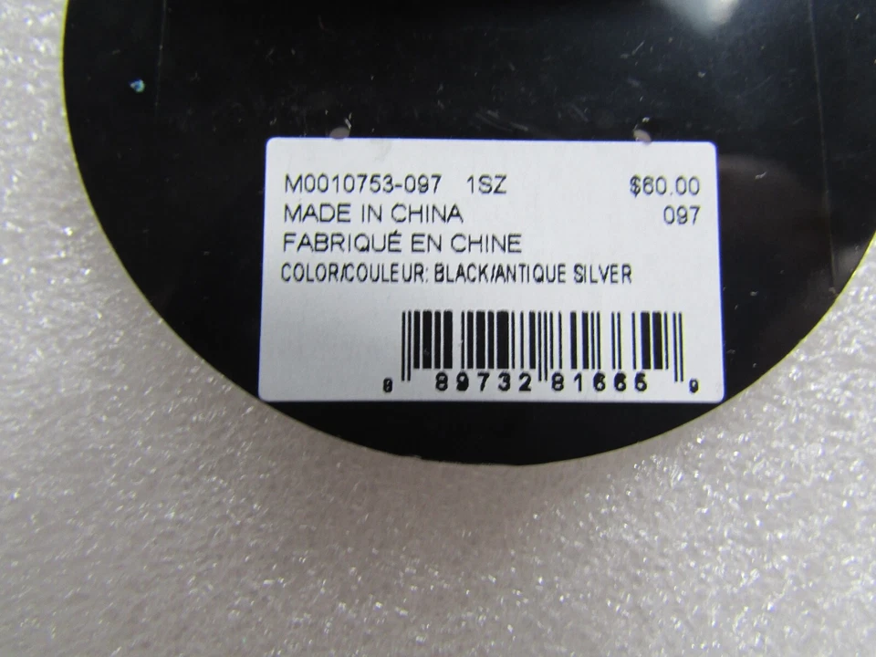 Marc Jacobs Post Earrings Twisted Pave Bow Studs Silver Black New Vintage - Image 4 of 4