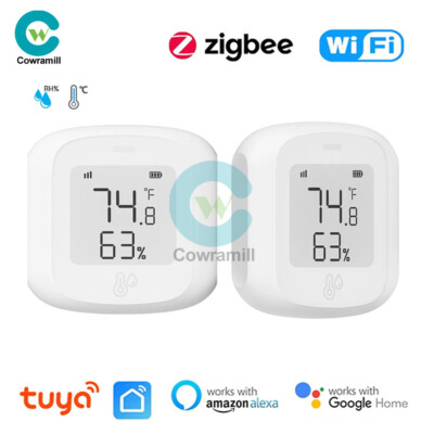 Tuya Smart WiFi/Zigbee Temperature Humidity Sensor Meter Thermometer Hygrometer
