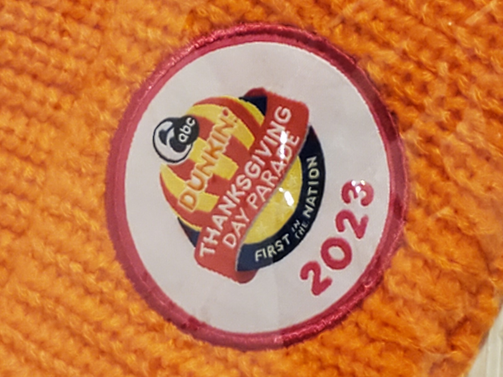 PHILADELPHIA CHANNEL 6 ABC DUNKIN DONUTS THANKSGIVING DAY PARADE KNIT CAP 2023