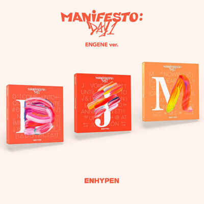 ENHYPEN [MANIFESTO:DAY 1] Album ENGENE Ver RANDOM CD+Book+2 Card+Sticker+Poster