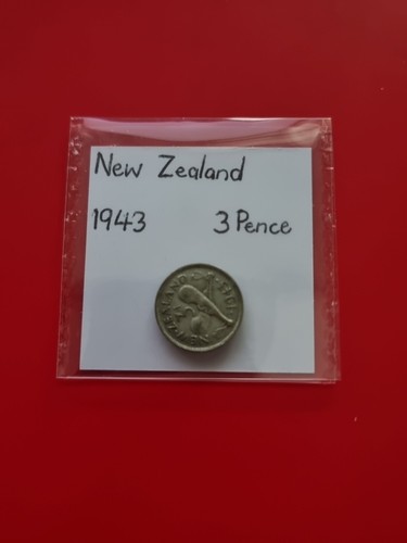 New Zealand 1943 Threepence  