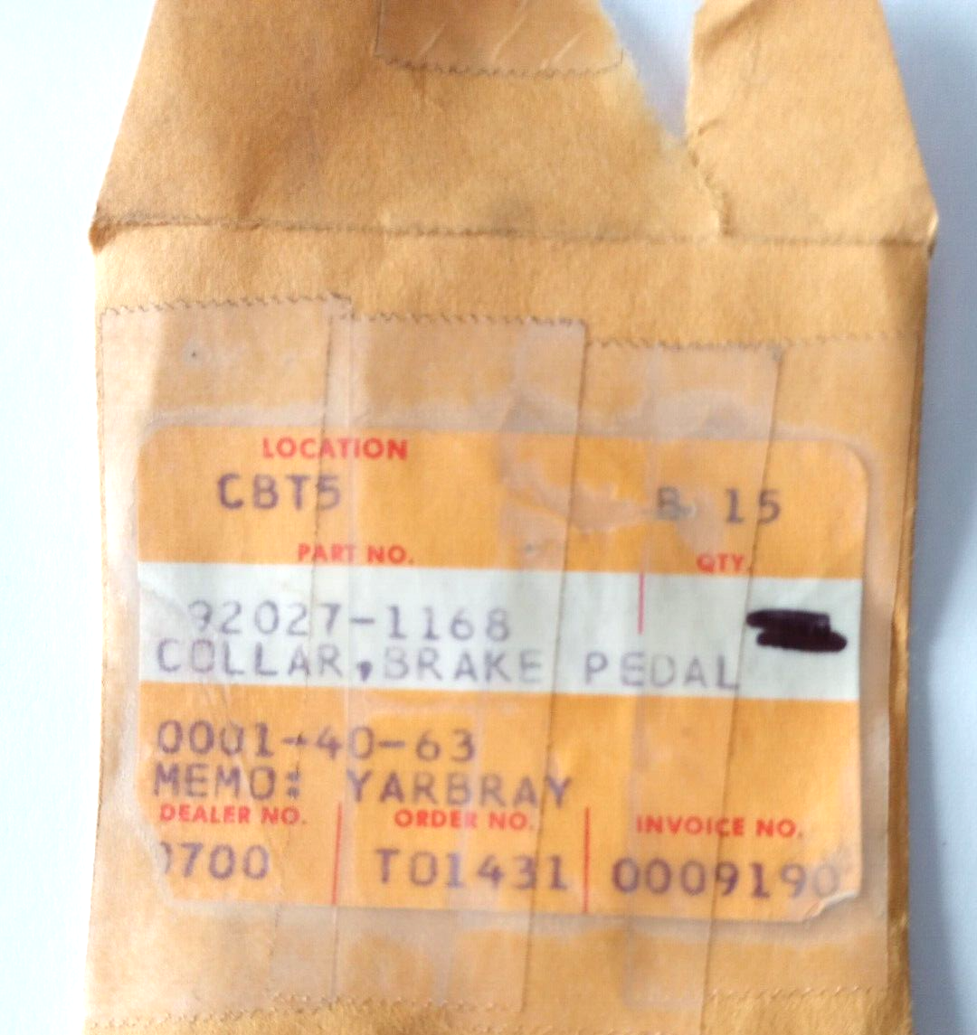 Kawasaki Brake Pedal Collar NOS 92027-1168 (L-4224) | eBay