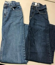 BOYS' OshKosh B'gosh Denim Jeans 14R Classic Fit - Preowned EUC Lot of 2 Pair
