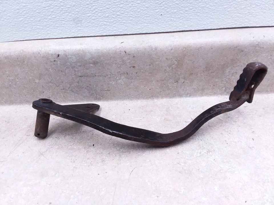 Задняя тормозная педаль Kawasaki F9 Big Horn 350 F9B Enduro ИЗОГНУТАЯ 1974 ANX-C - Изображение 3 из 4