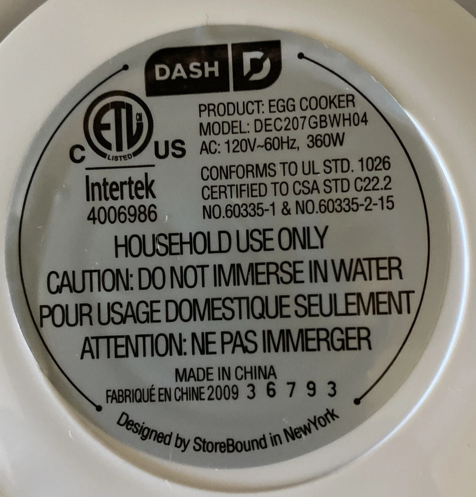 DASH Rapid Egg Cooker for Hard Boiled Poached Eggs 7-Capacity