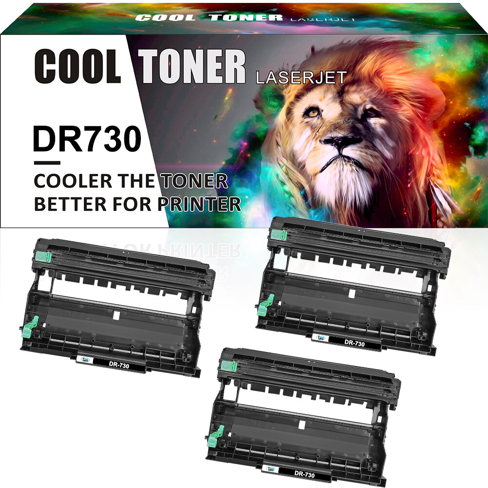 TN760 Toner Cartridge & DR730 Drum Combo For Brother DCP-L2550DW, HL-L2395DW Printers