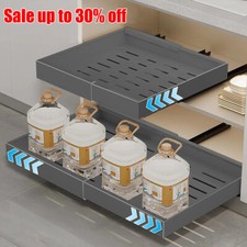 Pull Out Cabinet Drawer Shelf Organizer,Slide Out Drawer Storage Shelve Cupboard