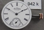 Antique Waltham 1 Size Hunting Case Pocket Watch Movement Only, Runs!