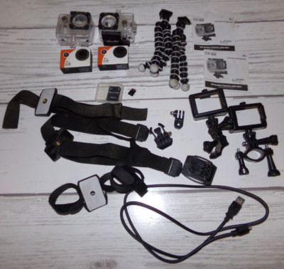 2 Used 88-83004 Explore One HD Action Camera with Wifi Lot