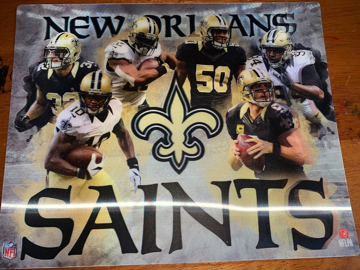 NEW ORLEANS SAINTS 3 D HOLOGRAPHIC 8