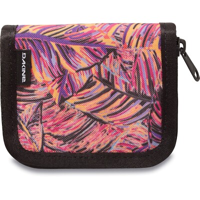 Dakine Soho Wallet with Zipper Coin Pocket and Credit Card Slots Lush Leaves New