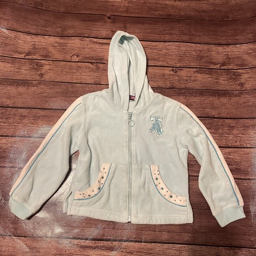 Girl's Wearever Girl Velour Ballet Dance Zip Up Hoodie Size 5 SEE NOTES