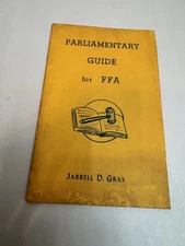 Rare Vintage Future Farmers of America Parliamentary Guide FFA